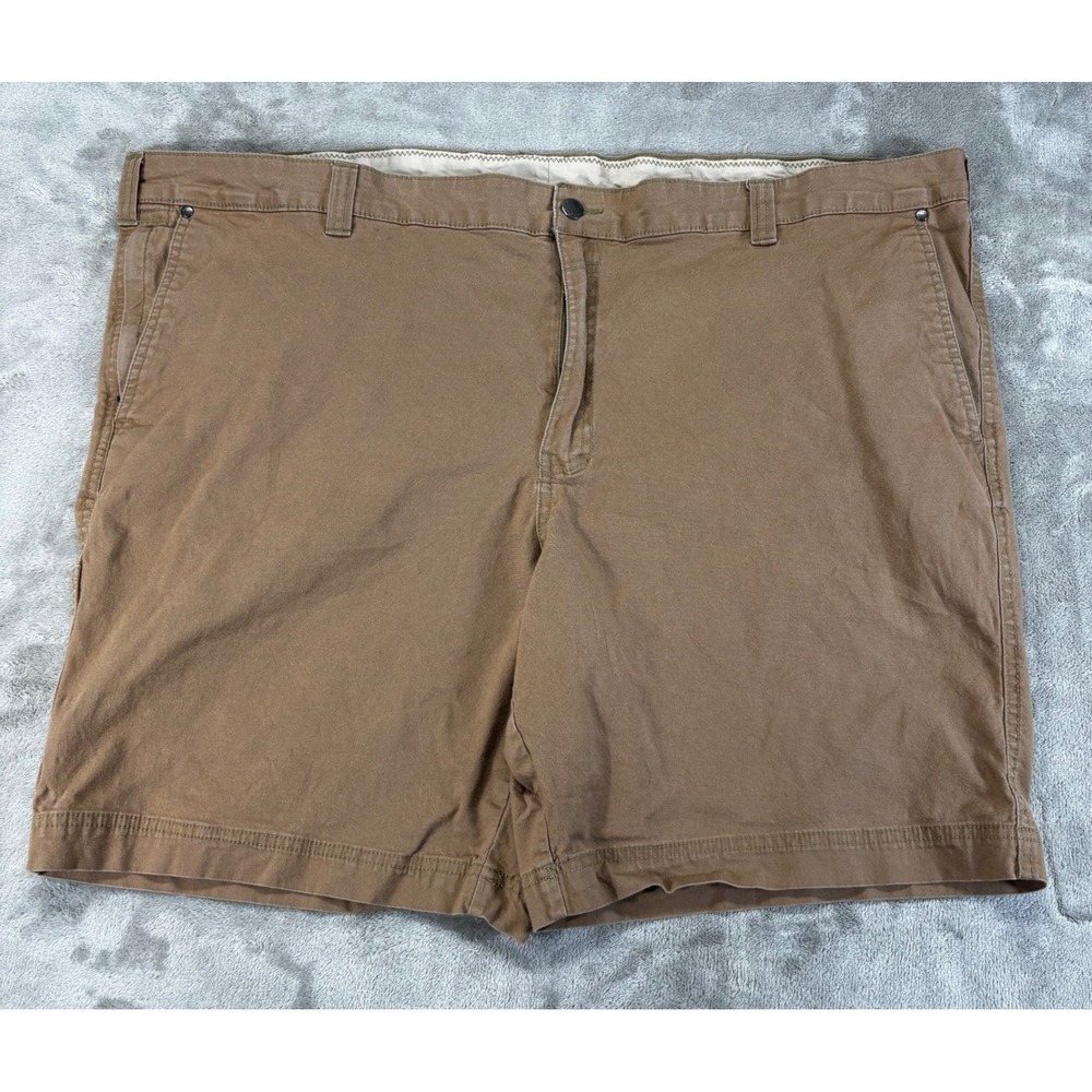 Columbia Utility Shorts Men 48 Brown Excellent Stretch 10" Inseam AS0184